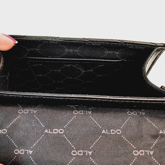 Aldo Black Crossbody and Handbag Purse with Cardholder NWT - Picture 8 of 13